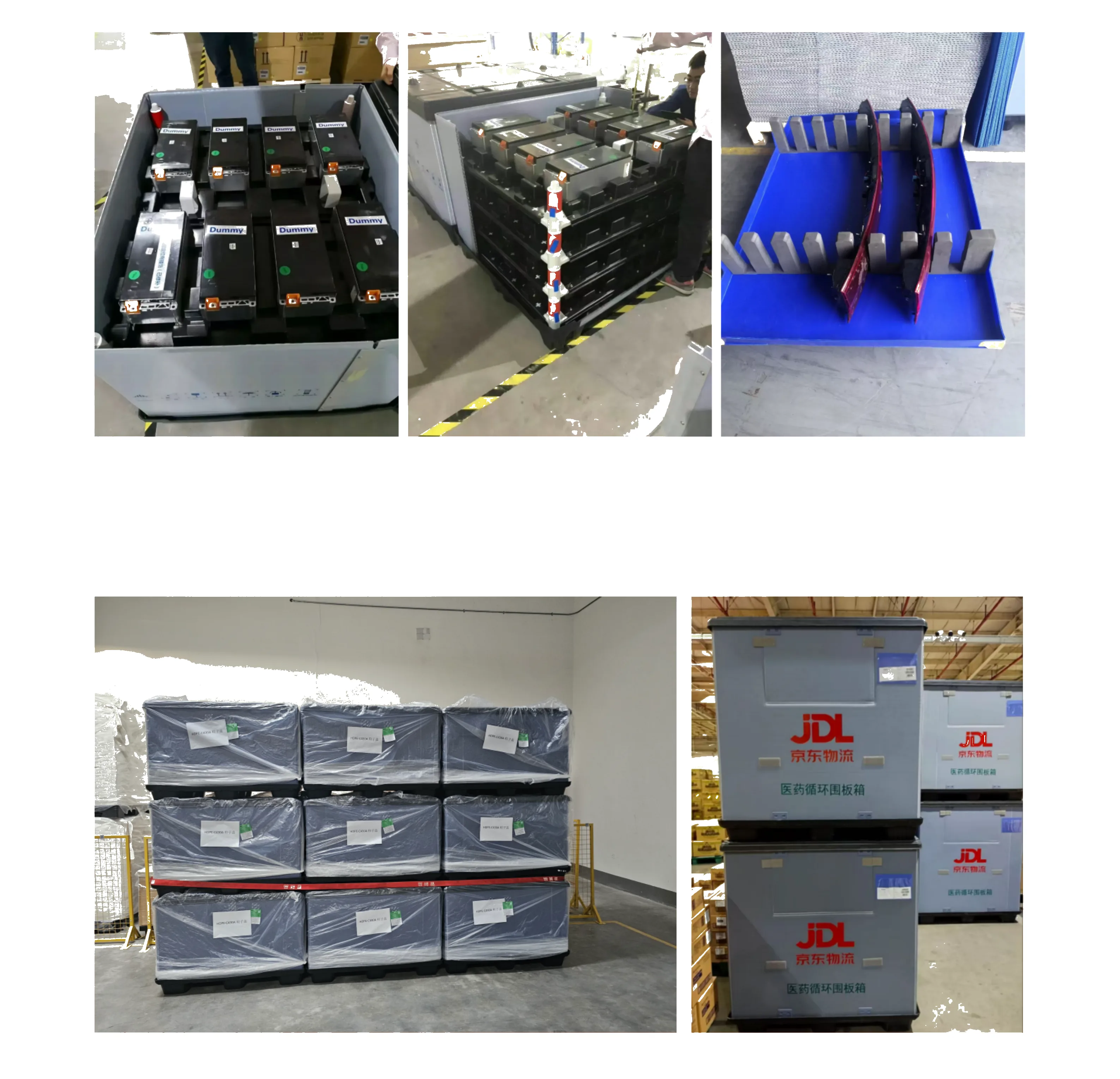 Foldable and Stackable Mechanism of Pallet Box
