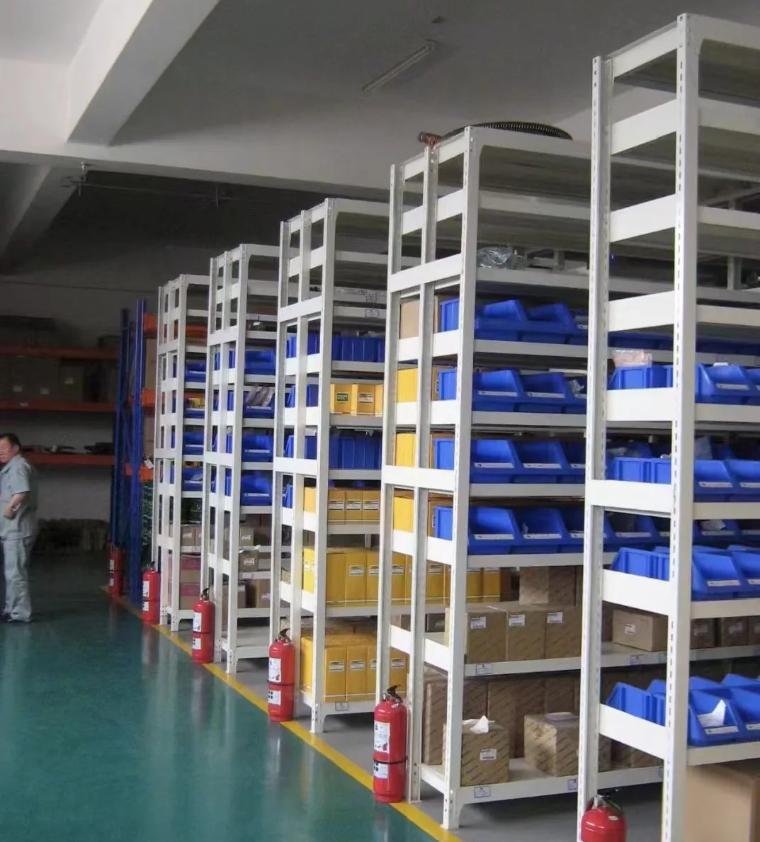 Warehouse Picking Bins on Louvered Panels