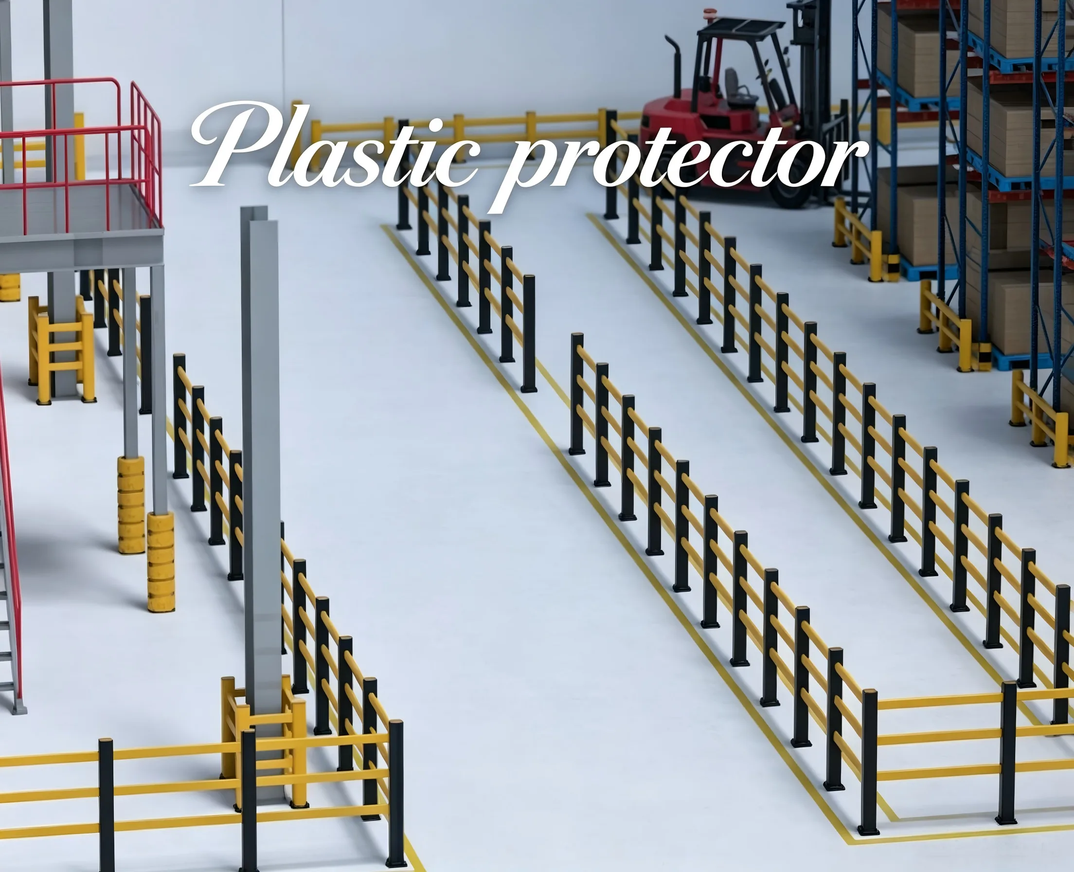 Warehouse Rack Plastic Protector and Safety Guard